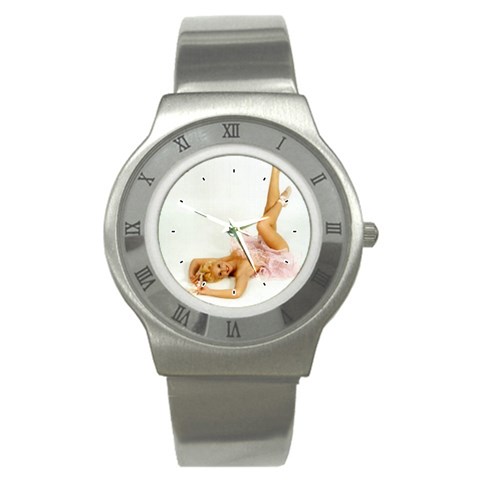 pinup4 Stainless Steel Watch from ArtsNow.com Front