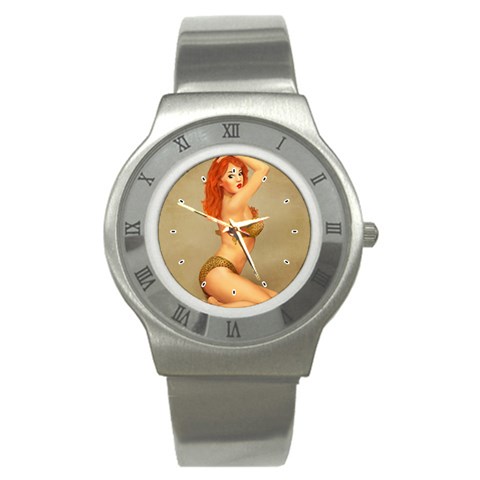 pinup Stainless Steel Watch from ArtsNow.com Front