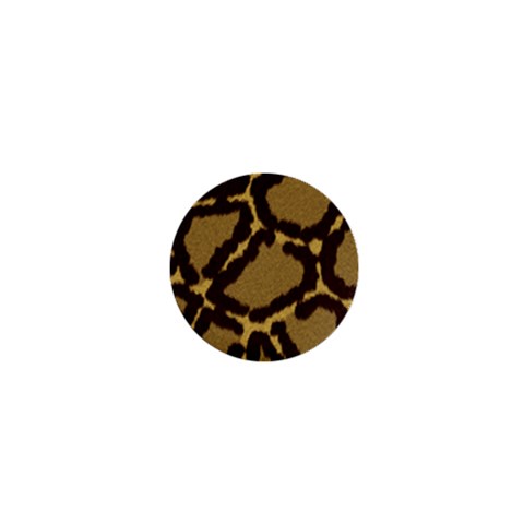 Leopard Print Design 1  Mini Button from ArtsNow.com Front