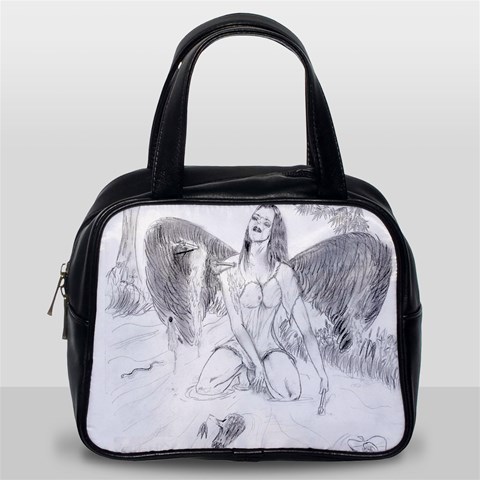 Bleeding Angel 1  Classic Handbag (Two Sides) from ArtsNow.com Back