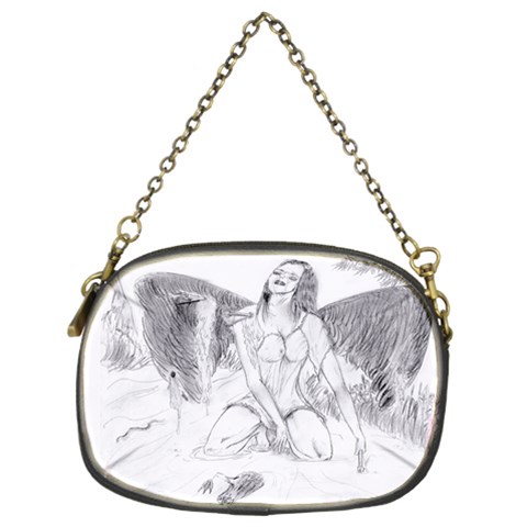 Bleeding Angel 1  Chain Purse (Two Sided)  from ArtsNow.com Front