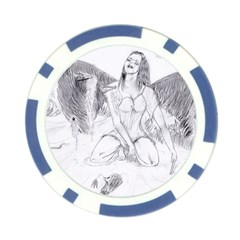 Bleeding Angel 1  Poker Chip (10 Pack) from ArtsNow.com Back