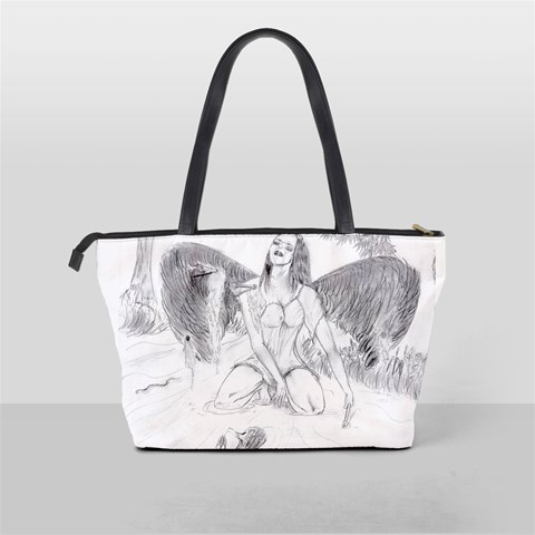 Bleeding Angel 1  Large Shoulder Bag from ArtsNow.com Back