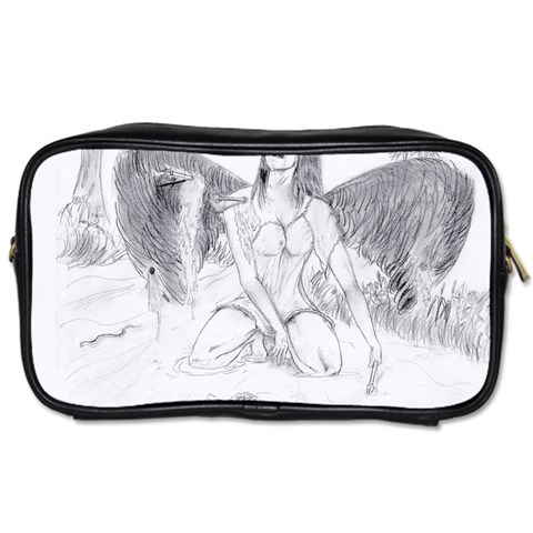 Bleeding Angel 1  Travel Toiletry Bag (Two Sides) from ArtsNow.com Front