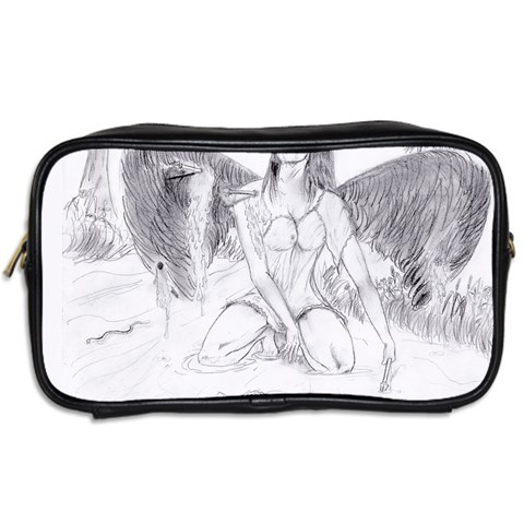 Bleeding Angel 1  Travel Toiletry Bag (Two Sides) from ArtsNow.com Back