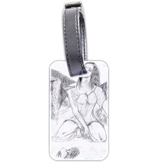 Bleeding Angel 1  Luggage Tag (Two Sides) from ArtsNow.com Back