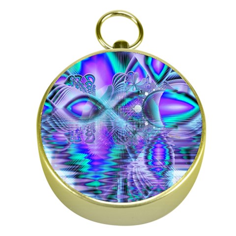 Peacock Crystal Palace Of Dreams, Abstract Gold Compass from ArtsNow.com Front