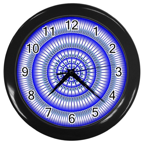 Mentalism Wall Clock (Black with 12 black digits) from ArtsNow.com Front