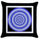 Mentalism Throw Pillow Case (Black with black background)