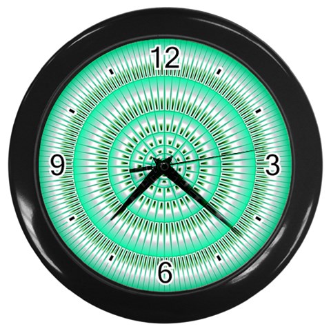 Mentalism Wall Clock (Black with 4 black digits) from ArtsNow.com Front