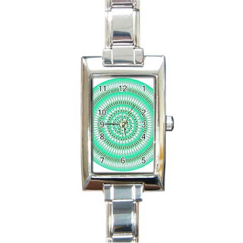 Mentalism Rectangular Italian Charm Watch from ArtsNow.com Front