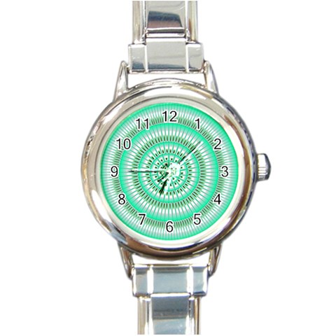 Mentalism Round Italian Charm Watch from ArtsNow.com Front