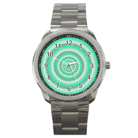 Mentalism Sport Metal Watch from ArtsNow.com Front