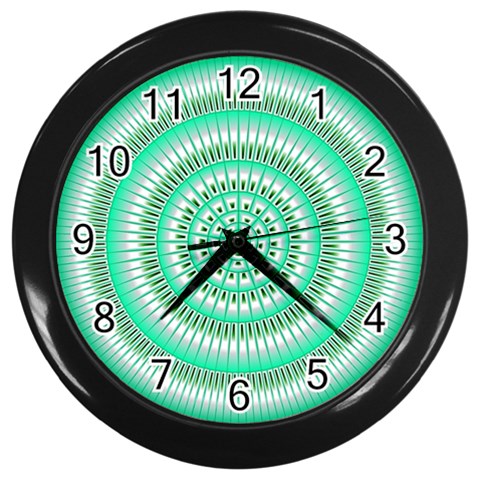 Mentalism Wall Clock (Black with 12 black digits) from ArtsNow.com Front