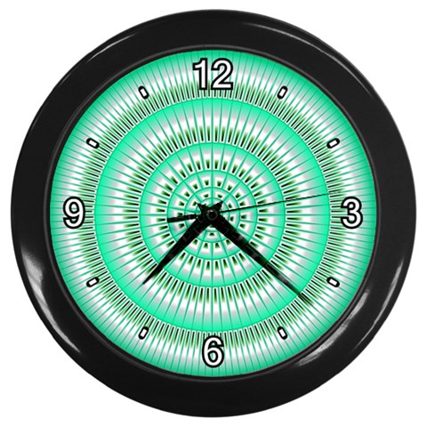 Mentalism Wall Clock (Black with 4 white digits) from ArtsNow.com Front