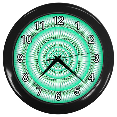 Mentalism Wall Clock (Black with 12 white digits) from ArtsNow.com Front