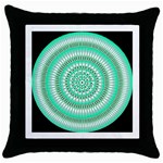 Mentalism Throw Pillow Case (Black with black background)