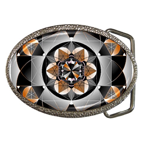 Seed of Life Belt Buckle from ArtsNow.com Front