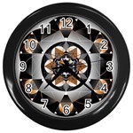 Seed of Life Wall Clock (Black)