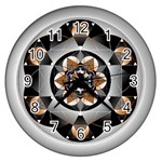 Seed of Life Wall Clock (Silver)