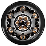 Seed of Life Wall Clock (Black)