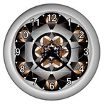 Seed of Life Wall Clock (Silver)