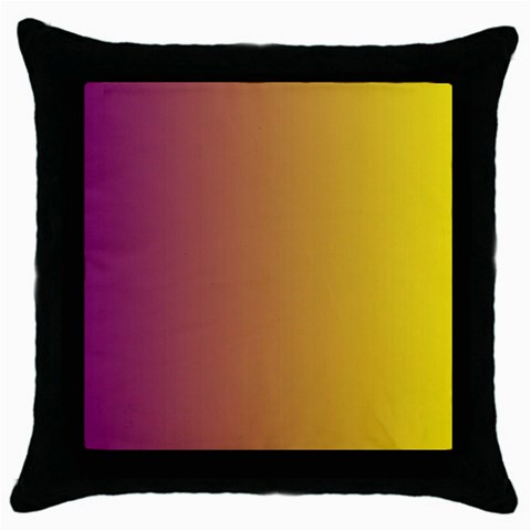 Tainted  Black Throw Pillow Case from ArtsNow.com Front