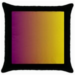 Tainted  Black Throw Pillow Case