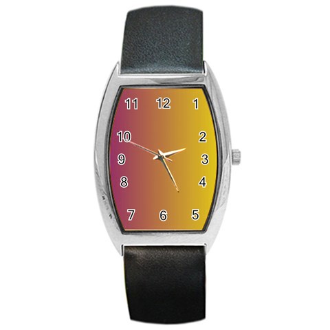 Tainted  Tonneau Leather Watch from ArtsNow.com Front