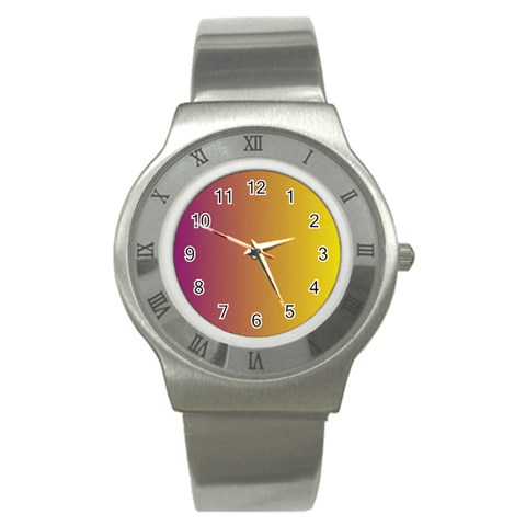 Tainted  Stainless Steel Watch (Slim) from ArtsNow.com Front