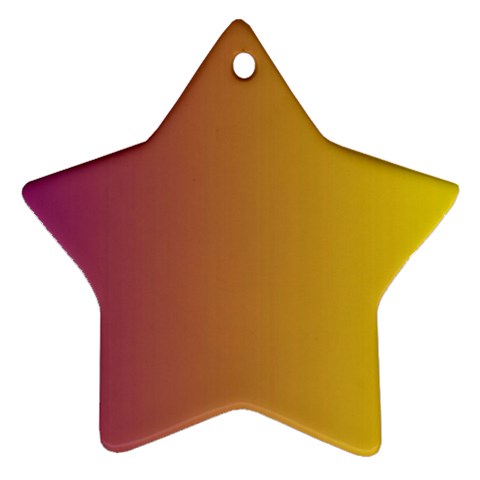 Tainted  Star Ornament (Two Sides) from ArtsNow.com Front