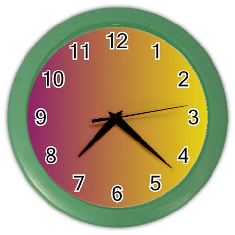 Tainted  Wall Clock (Color) from ArtsNow.com Front