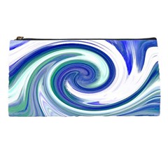 Abstract Waves Pencil Case from ArtsNow.com Front