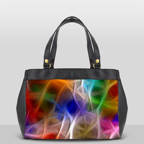 Fractal Fantasy Oversize Office Handbag (Two Sides) from ArtsNow.com Front