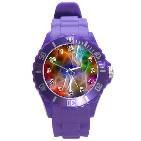 Fractal Fantasy Plastic Sport Watch (Large) from ArtsNow.com Front