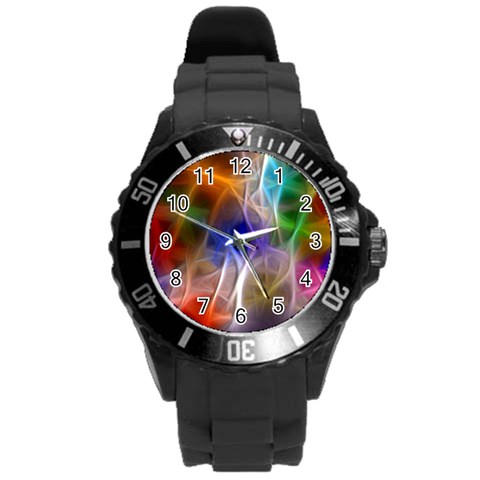 Fractal Fantasy Plastic Sport Watch (Large) from ArtsNow.com Front