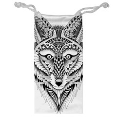 Ornate Foxy Wolf Jewelry Bag from ArtsNow.com Front