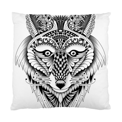 Ornate Foxy Wolf Cushion Case (Single Sided)  from ArtsNow.com Front