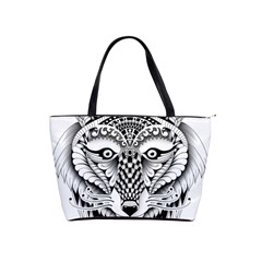 Ornate Foxy Wolf Large Shoulder Bag from ArtsNow.com Front