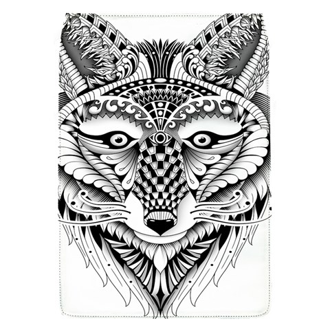 Ornate Foxy Wolf Removable Flap Cover (Small) from ArtsNow.com Front