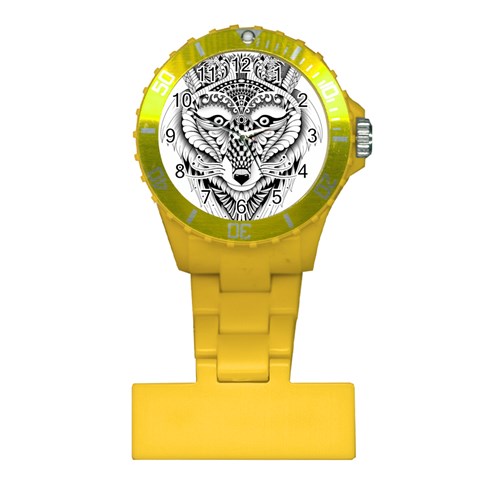 Ornate Foxy Wolf Nurses Watch from ArtsNow.com Front