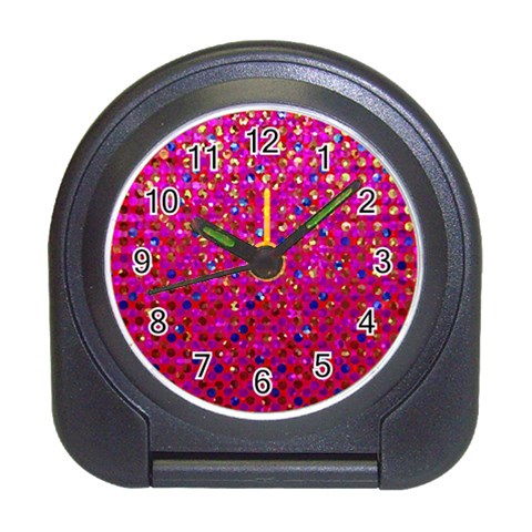 Polka Dot Sparkley Jewels 1 Desk Alarm Clock from ArtsNow.com Front