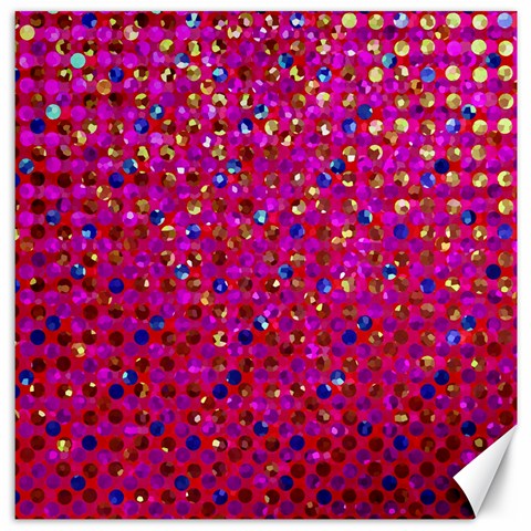 Polka Dot Sparkley Jewels 1 Canvas 20  x 20  (Unframed) from ArtsNow.com 19 x19.27  Canvas - 1