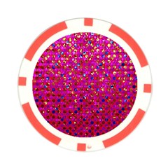 Polka Dot Sparkley Jewels 1 Poker Chip (10 Pack) from ArtsNow.com Front