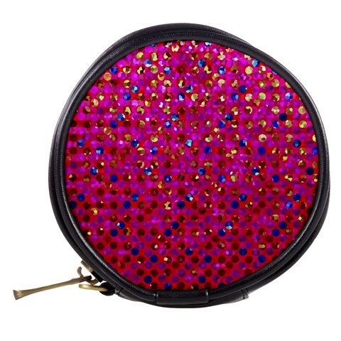 Polka Dot Sparkley Jewels 1 Mini Makeup Case from ArtsNow.com Back