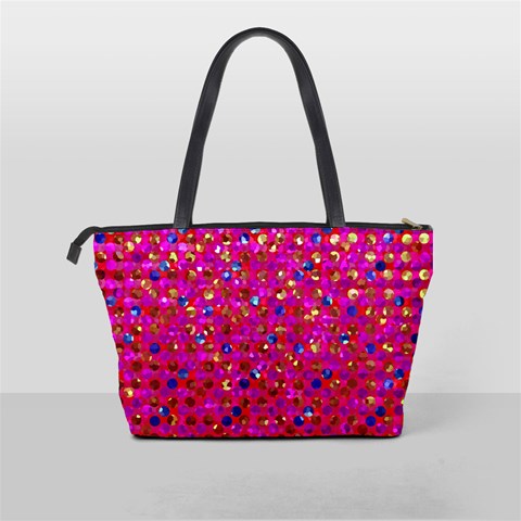 Polka Dot Sparkley Jewels 1 Large Shoulder Bag from ArtsNow.com Back