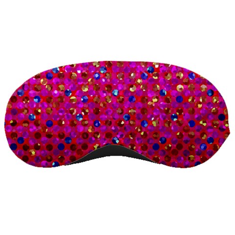 Polka Dot Sparkley Jewels 1 Sleeping Mask from ArtsNow.com Front