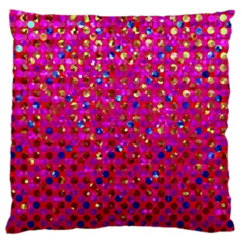 Polka Dot Sparkley Jewels 1 Large Cushion Case (Single Sided)  from ArtsNow.com Front