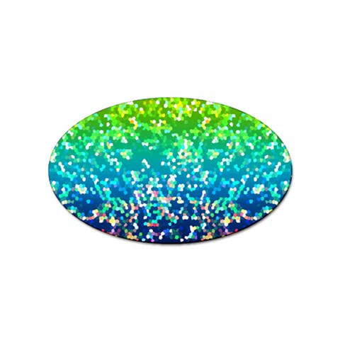 Glitter 4 Sticker (Oval) from ArtsNow.com Front