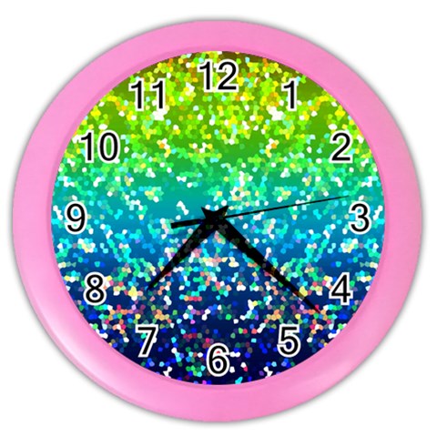 Glitter 4 Wall Clock (Color) from ArtsNow.com Front